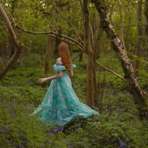 The Water Lilies Silk Gauze Ritz Gown